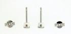 Orecchini punto luce con Diamanti totale ct. 0.10  cod.2170MV